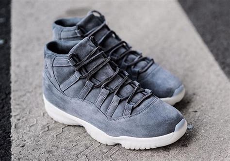 Air Jordan 11 Pinnacle Grey Suede Now Available - JustFreshKicks