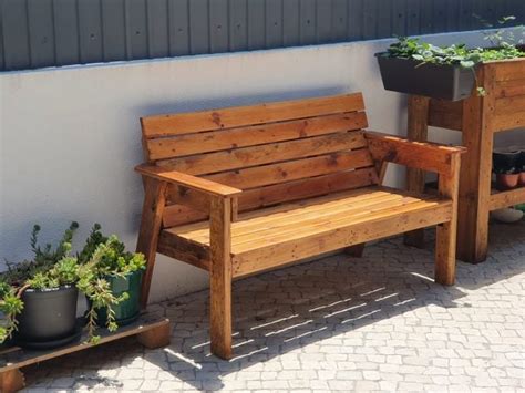 2x4 Garden Bench | HowToSpecialist - How to Build, Step by Step DIY Plans