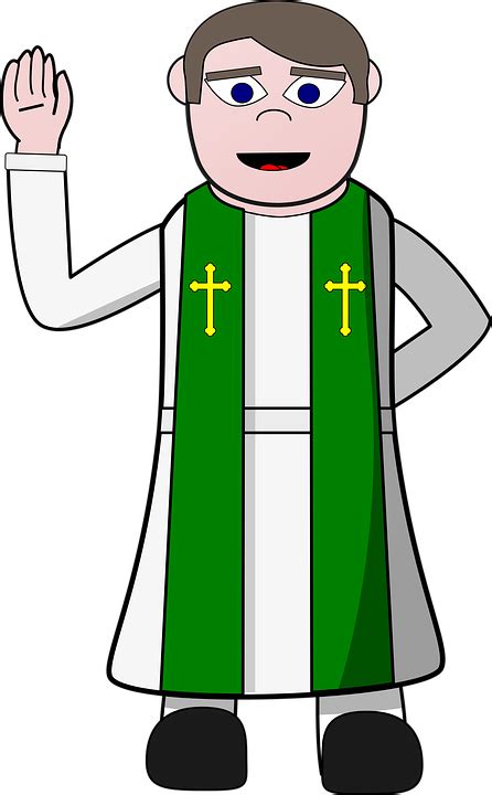 Pastor Priest Christian · Free vector graphic on Pixabay