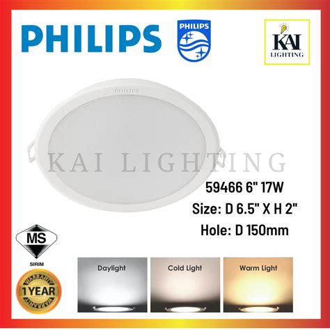 Philips Meson Led Downlight 5 6 13w 17w Led Philips Downlight 59464