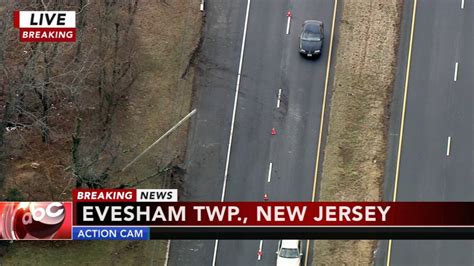 Rollover Crash Brings Down Utility Pole In Evesham Twp Nj 6abc Philadelphia