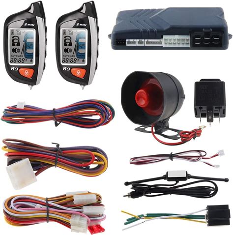 EASYGUARD 2 Way Car Alarm System EC200 K9 With LCD Pager Display Remote