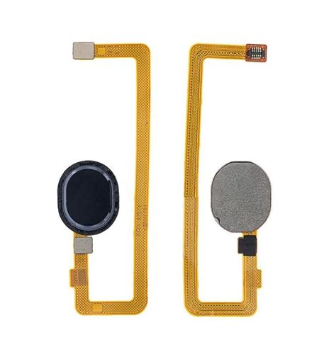 Fingerprint Sensor Flex Cable For Samsung Galaxy A10s Black By