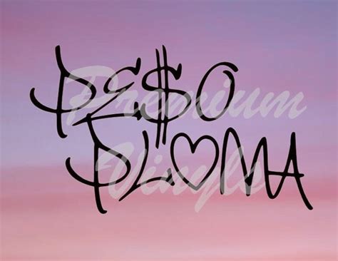 Peso Pluma Decal Sticker Etsy Canada