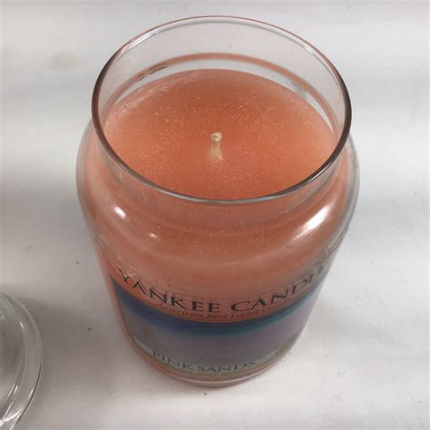 Yankee Candle Pink Sands Large Jar Oz Pink Housewarmer Beach Ebay