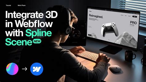 New Integrate 3d Into Webflow With Spline Scene Tutorial Youtube