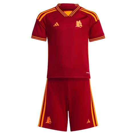 Camisetas de fútbol AS Roma Niños 1ª equipación 2023 24 Camisetas de