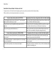 Module Seven Lesson Two Completion Assignment Dracula Chart Activity