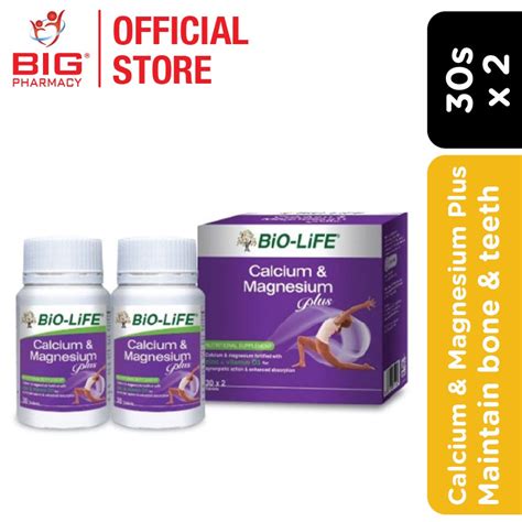 Bio Life Calcium Magnesium Plus S X Shopee Malaysia