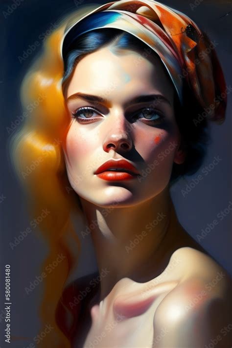 Ai Generative Illustration Graphic Design Art World Beautiful Girl