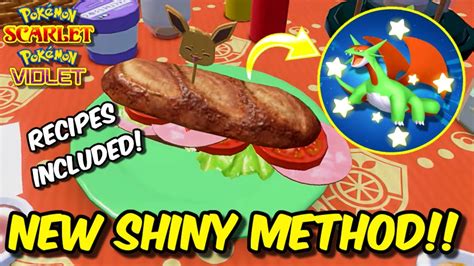 NEW SHINY HUNTING METHOD FAST EASY SHINY POKEMON Using Sandwiches