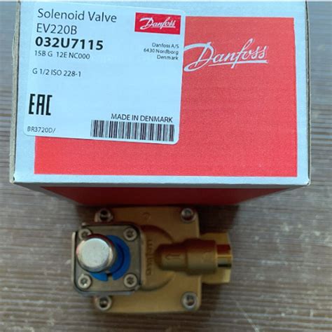 One New Solenoid Valve For Danfoss EV220B 032U7115 Free Shipping EBay