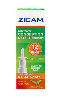 Nasal and Sinus Decongestant Spray for Allergy & Cold – Zicam.com