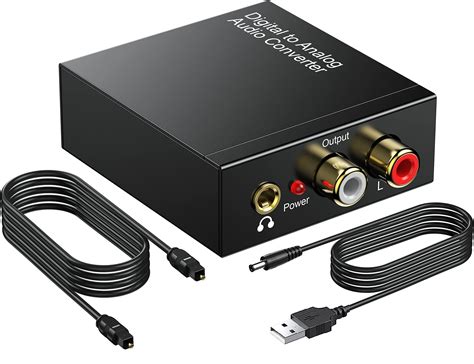 Insignia Opticalcoaxial Digital To Analog Converter Black Electronics