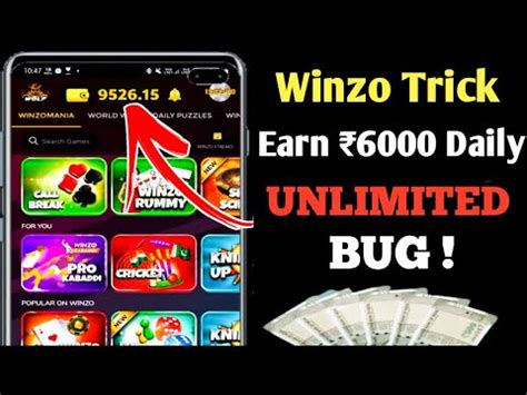 Winzo Gold App Unlimited Trick 2023 Unlimited Trick Winzo Gold