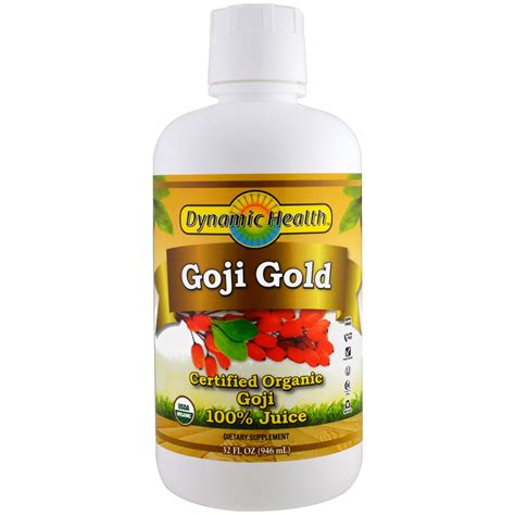 Dynamic Health Laboratories Certified Organic Goji Gold 100 Juice