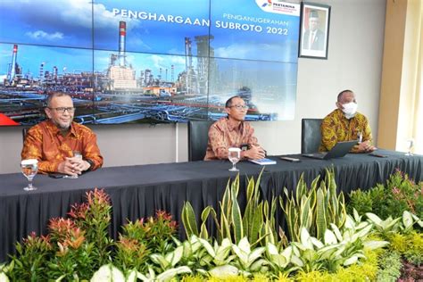 PT Kilang Pertamina Internasional Raih Subroto Awards 2022 Bidang