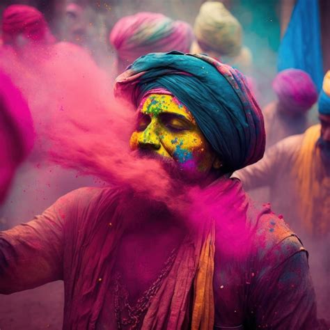 Premium Photo | Festival of indian people culture with vibrant colorful ...