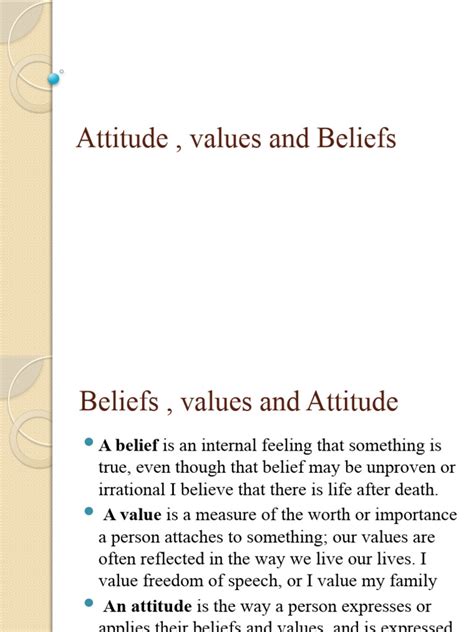 5 Attitude Values And Beliefs Download Free Pdf Attitude