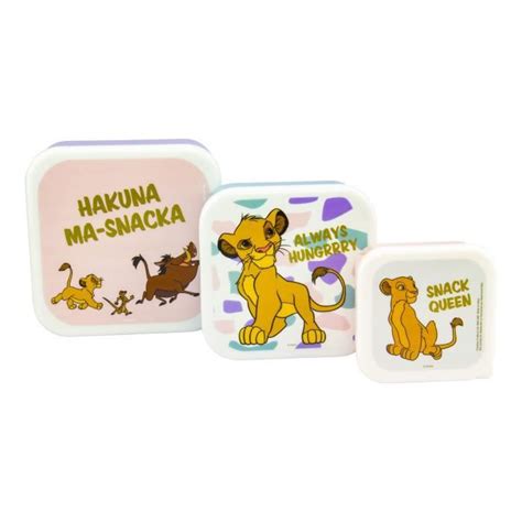 Lunch Box Boite A Repas Lion King Snack Bo Tes Alimentaire Bo Te De