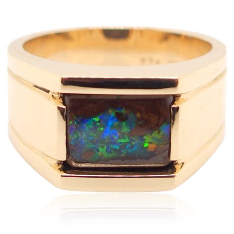 Mens Opal Rings Tips And Ideas Opals Down Under