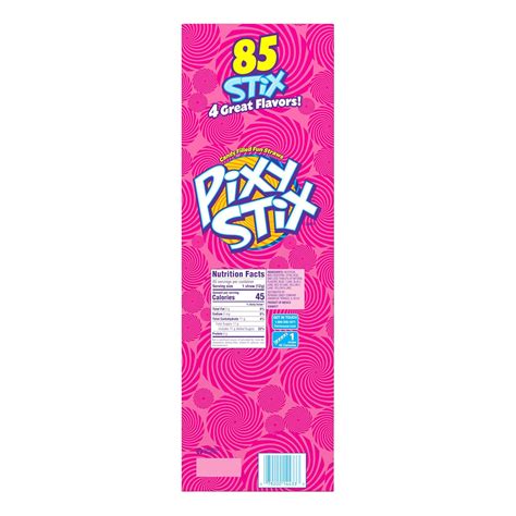 Pixy Stix Powder Candy Filled Straws Sweet And Tart Candy Springtime