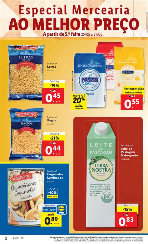 Antevisão Folheto LIDL Oportunidades Mercearia Promoções 25 maio a 31