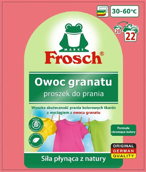 FROSCH Owoc Granatu 1 45 Kg Proszek Do Prania Niskie Ceny I Opinie W