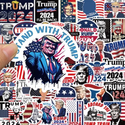 Gotyou Donald Trump Stickers 50pcs Trump 2024 Stickers Trump Generic