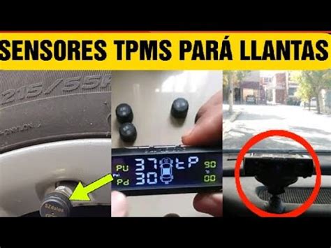 Como Instalar Sensores De Presi N Para Neum Ticos Llantas Tpms Youtube