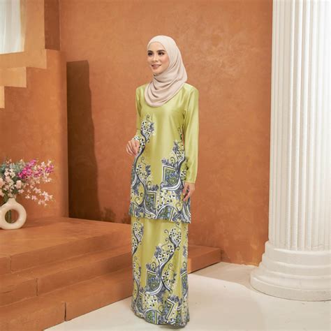 KURUNG BATIK ALANA KEMEJA BATIK DM L14 4 SATIN VALENTINO APPLE