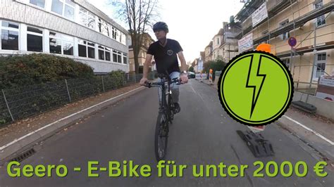 Geero Ein E Bike Im Retrostil F R Unter Euro Youtube