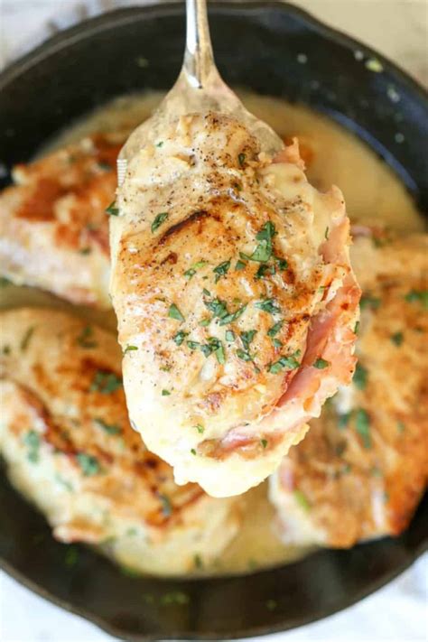 Ham Cheese Stuffed Chicken (VIDEO) - Valentina's Corner