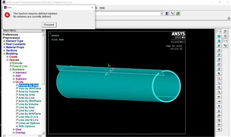 Why Can T Ansys Mechanical Apdl Detect The Volume Of My Design