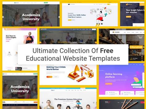 43 Educational Website Templates Free Download HTML with CSS