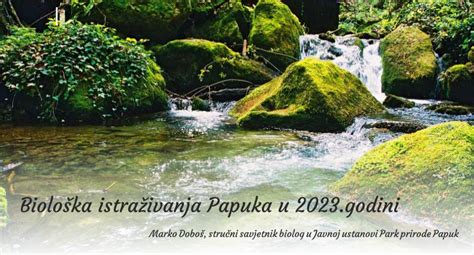 Biološka istraživanja Papuka 2023 godine Park prirode Papuk