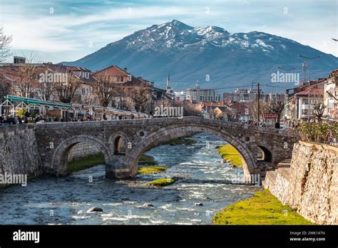 Prizren Kosovo Feb The Old Stone Bridge In Prizren Kosovo