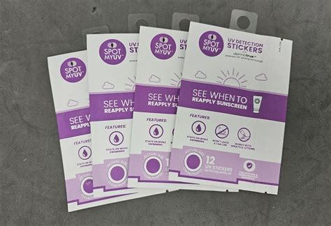 Spot My Uv Uv Detection Stickers W Dermatrue 12 Stickers Per Pack