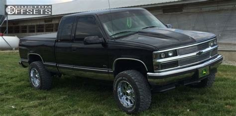 1998 Chevrolet K1500 Xd Riot Rough Country Body Lift 3 Custom Offsets