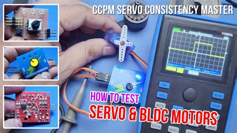 How To Test Run Servo And Bldc Motors Ccpm Servo Consistency Master