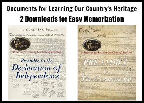 Preamble To The Declaration Of Independence Archives Character Concepts Blog