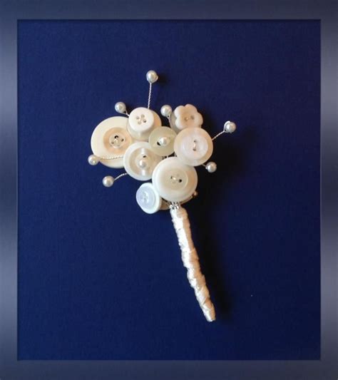 Pin by Pinner on Buttonholes | Button crafts, Silk flower boutonniere ...