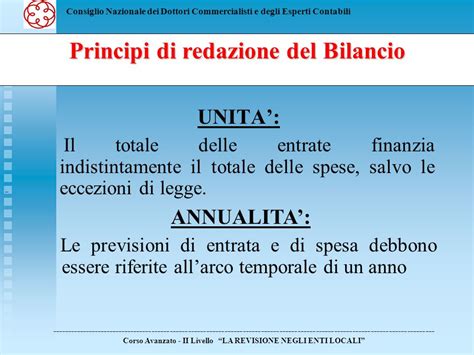 Corso Avanzato Ii Livello La Revisione Negli Enti Locali Ppt