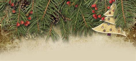 Vintage Christmas Fir Tree Email Backgrounds Id 20304