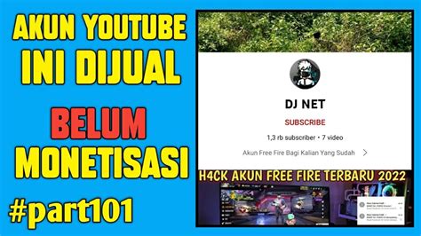 SOLD Jual Akun Youtube Belum Monetisasi 1 3k Subscriber YouTube