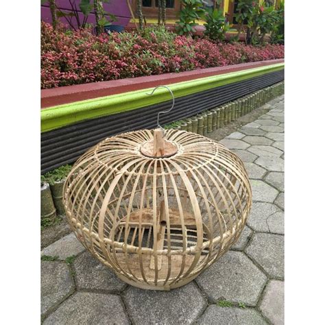 Jual Sangkar Burung Derkuku Jeruji Bambu Pipih Shopee Indonesia