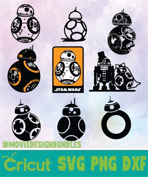 Super Baby Yoda SVG PNG DXF Star Wars Bb8 Darth Vader Leia R2d2 Svg For