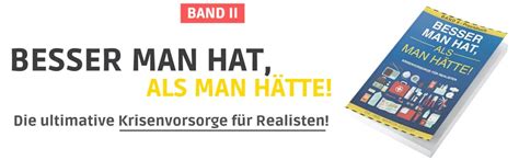 Besser Man Hat Als Man H Tte Band Ii Praxisbuch Krisenvorsorge F R