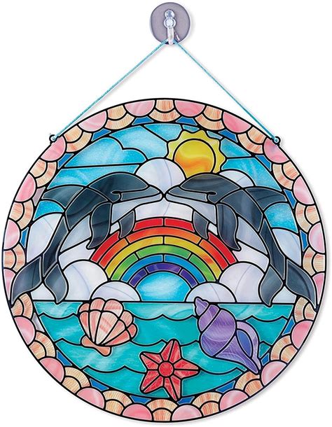 Stained Glass Made Easy Dolphins Kit A Mighty Girl