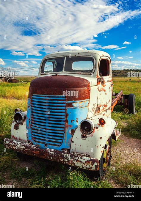 Old Truck Rusts Stock Photo Alamy